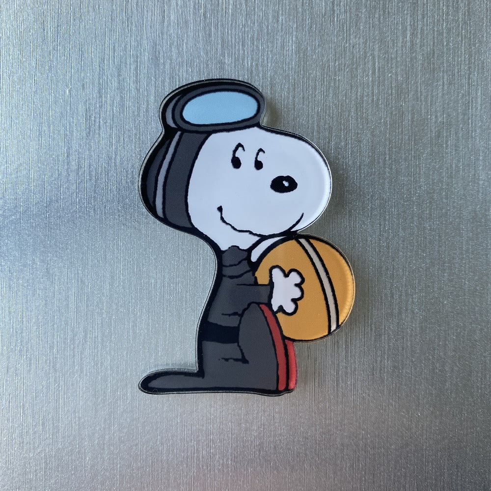 Cartoon refrigerator sticker cute eventful dog peripheral garden series soft magnetic kitchen decoration magnet