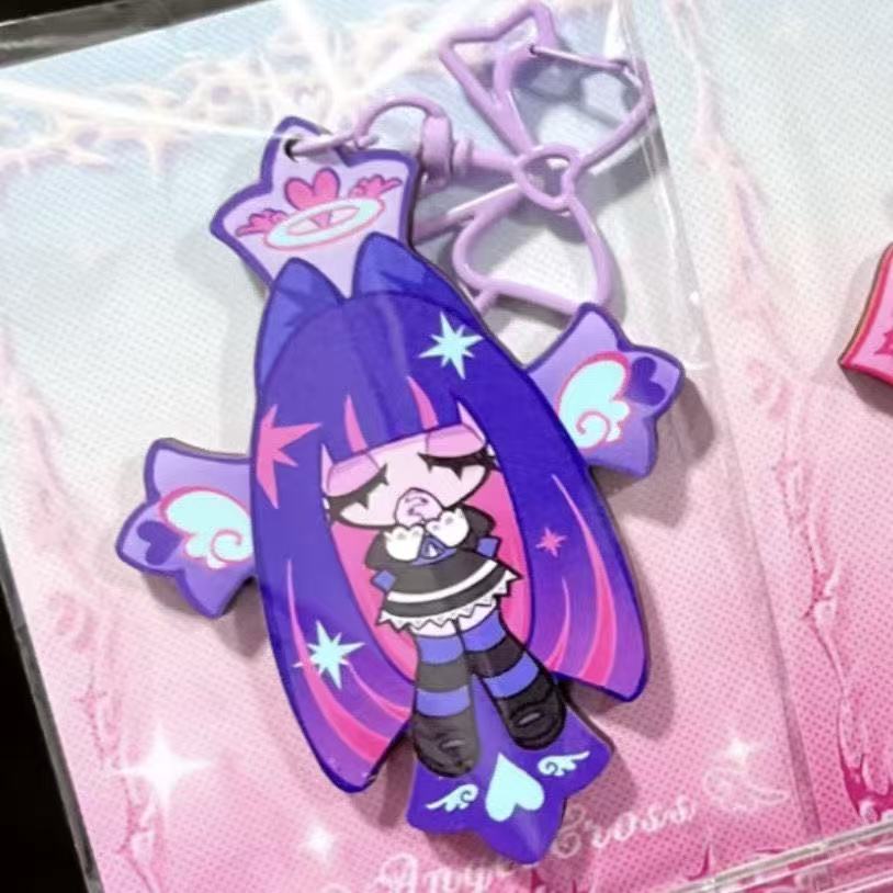 Suspender Angel Peripheral Pandey Stow Towel Doujin Keychain Pendant Suspender Angel Millet Day Valley