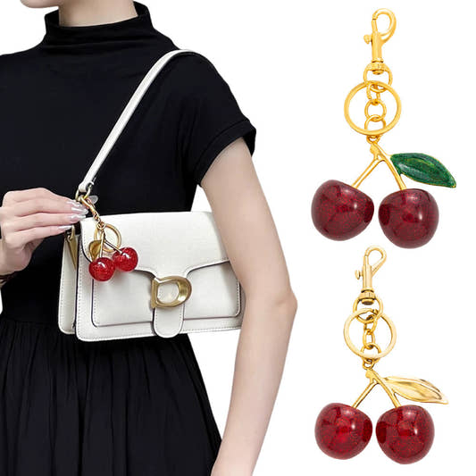 Cherry Keychain Multi-color Cherry Pendant Fashion Bag Pendant