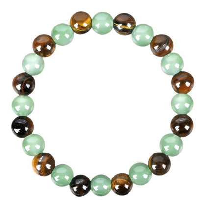 Rough stone bracelet, natural tiger's eye stone bracelet, green Dongling bracelet, high-end jewelry, unisexMoney  Attract Money, Good Luck,  Facilitating Business Negotiations, Boosting Wealth Accumulation, Aiding