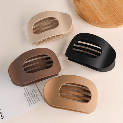 Flat Hair Clips for Women, French Design Flat Hair Claws, Secure Hold Inner Teeth Hair Claw Clips, Strong Hold No Slip Hair Barrettes For Lying Down Holiday Gifts