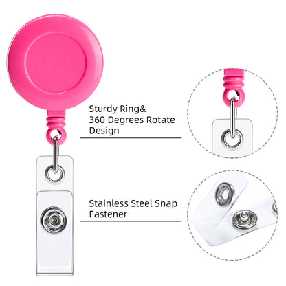 Special Supply for Easy-to-pull Buckle, Chest Card, Portable Badge, Telescopic Buckle, ID Card Sleeve, Lanyard, Easy-to-pull Work Card, Multi-function