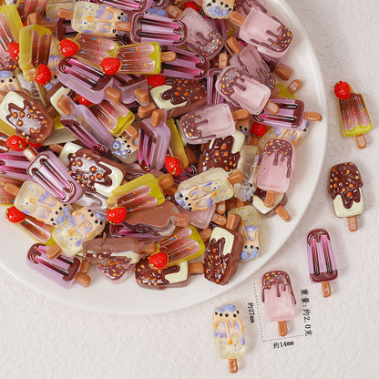 Edible game bread simulation miniature edible game ornament resin DIY jewelry accessories convenience store supermarket materials