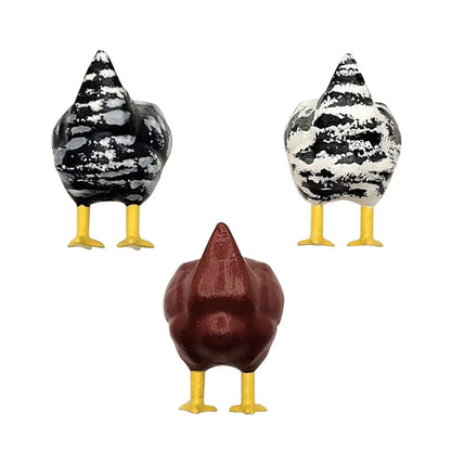 Funny Chicken Butt Magnet Refrigerator Sticker Ornament Design Strong Magnetic Funny Trick Chicken Butt Simulation Decoration