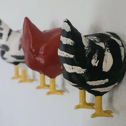 Funny Chicken Butt Magnet Refrigerator Sticker Ornament Design Strong Magnetic Funny Trick Chicken Butt Simulation Decoration