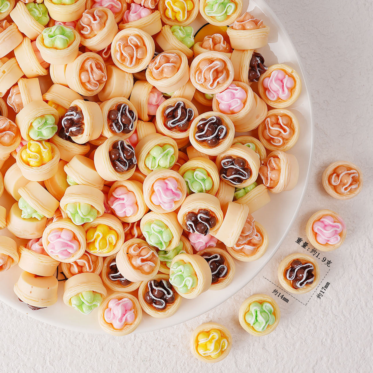 Edible game bread simulation miniature edible game ornament resin DIY jewelry accessories convenience store supermarket materials