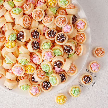 Edible game bread simulation miniature edible game ornament resin DIY jewelry accessories convenience store supermarket materials