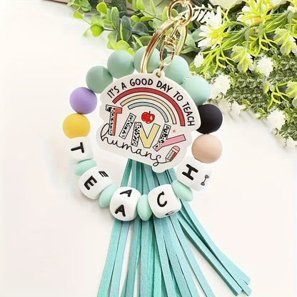 New Hot-selling Silicone Bracelet Bracelet Jewelry Accessories Wrist Keychain Pendant Accessories Wholesale