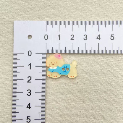 Cute Printed Puppy Button Accessories DIY Sweater Buttons Handmade Clothing Shoes, Hats, Socks Mobile Phone Case Patch