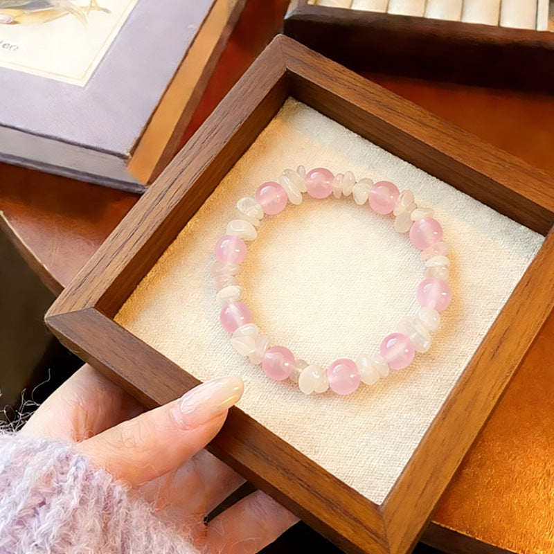 Natural crystal gravel crystal bracelet agate jade irregular bracelet jewelry spot