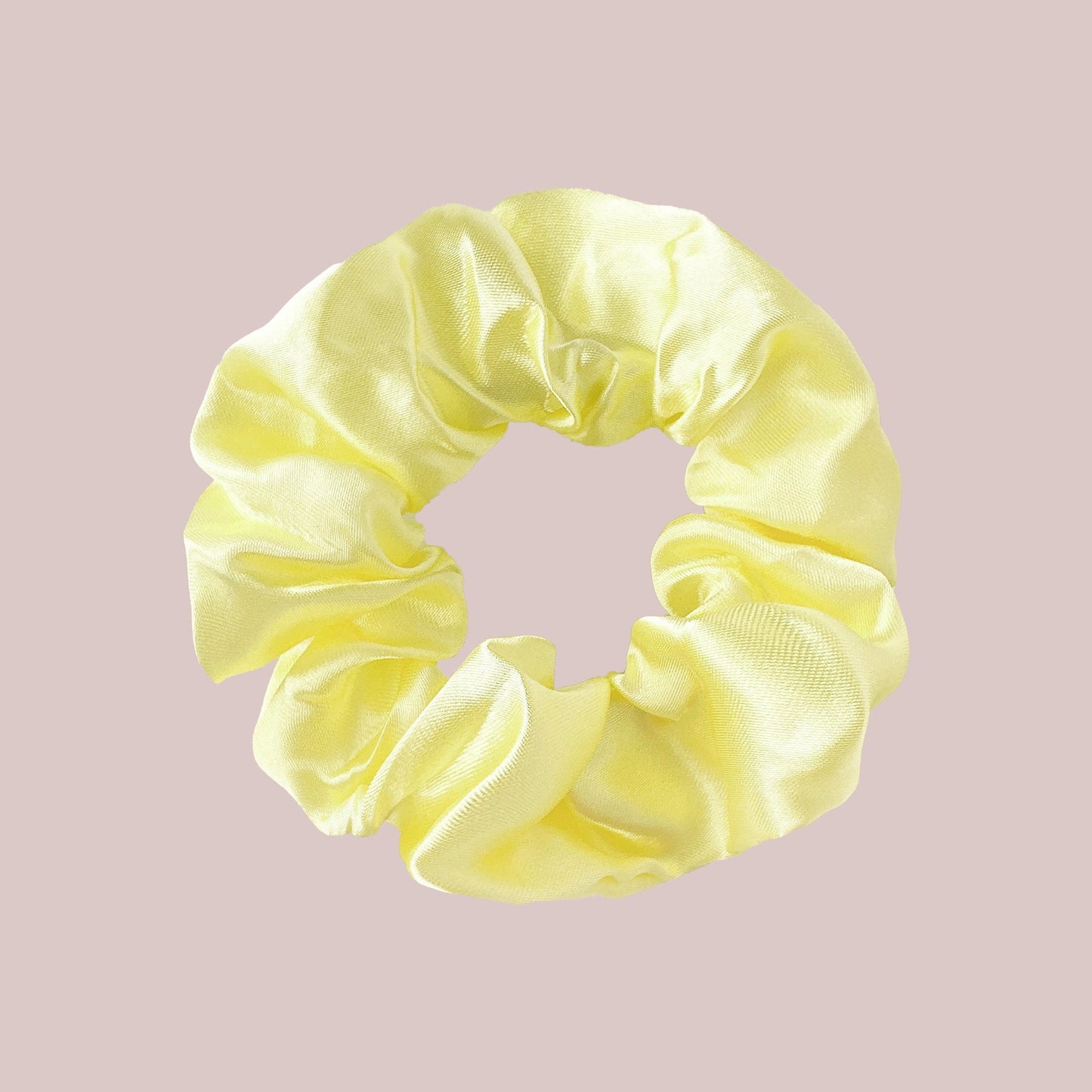 40-Color Satin Fabric Large Intestine Hair Band Hair Tie Headrope Rubber Band Fashion Head Flower Hair Accessories