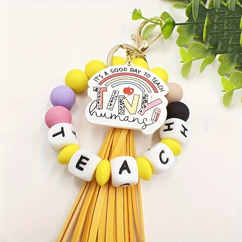 New Hot-selling Silicone Bracelet Bracelet Jewelry Accessories Wrist Keychain Pendant Accessories Wholesale