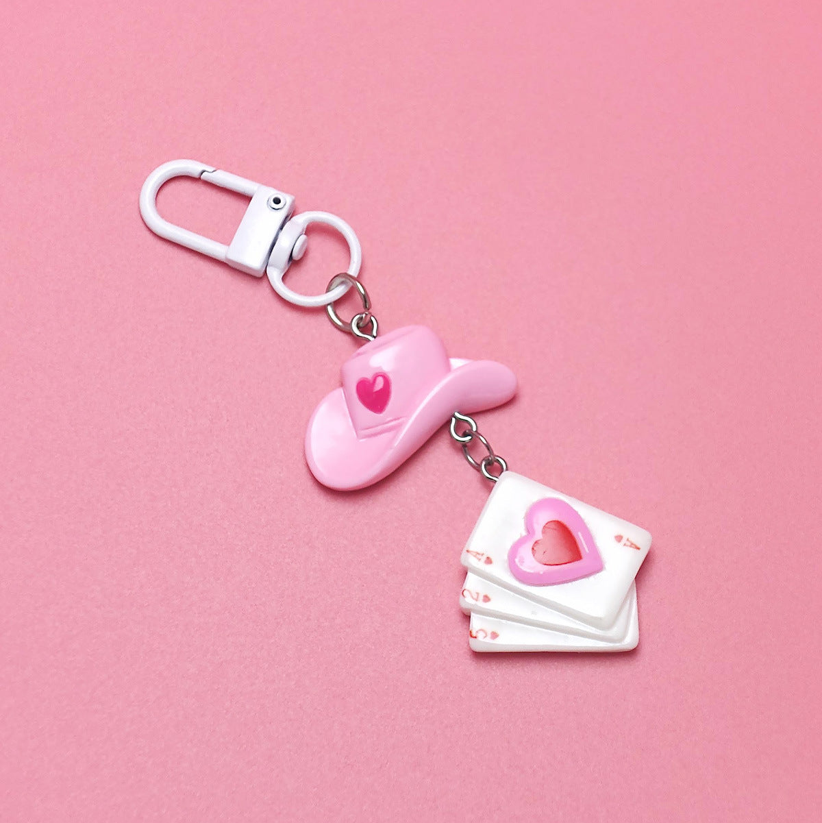 Color glossy resin cartoon keychain creative DIY cute ins style niche small pendant student backpack pendant