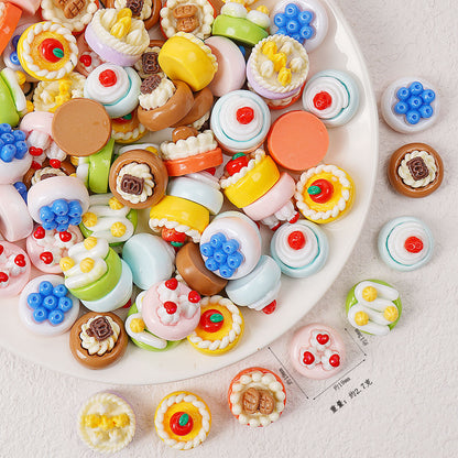 Edible game bread simulation miniature edible game ornament resin DIY jewelry accessories convenience store supermarket materials