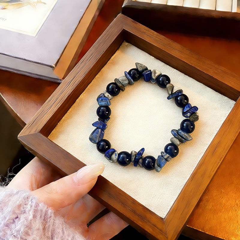 Natural crystal gravel crystal bracelet agate jade irregular bracelet jewelry spot