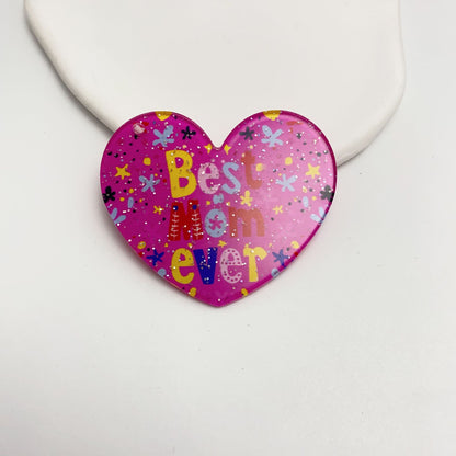 Acrylic creative love couple love pendant pendant DIY mobile phone chain bag hanging keychain jewelry accessories
