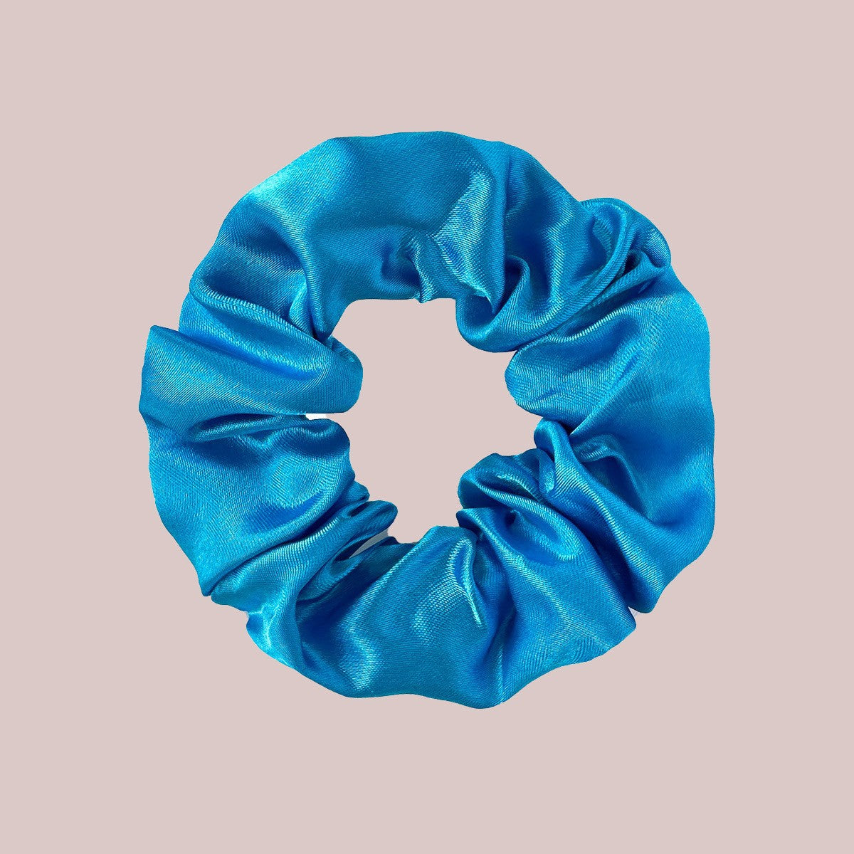 40-Color Satin Fabric Large Intestine Hair Band Hair Tie Headrope Rubber Band Fashion Head Flower Hair Accessories