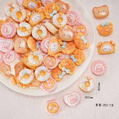 Edible game bread simulation miniature edible game ornament resin DIY jewelry accessories convenience store supermarket materials