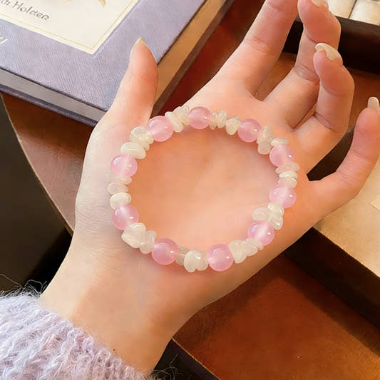 Natural crystal gravel crystal bracelet agate jade irregular bracelet jewelry spot