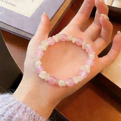 Natural crystal gravel crystal bracelet agate jade irregular bracelet jewelry spot