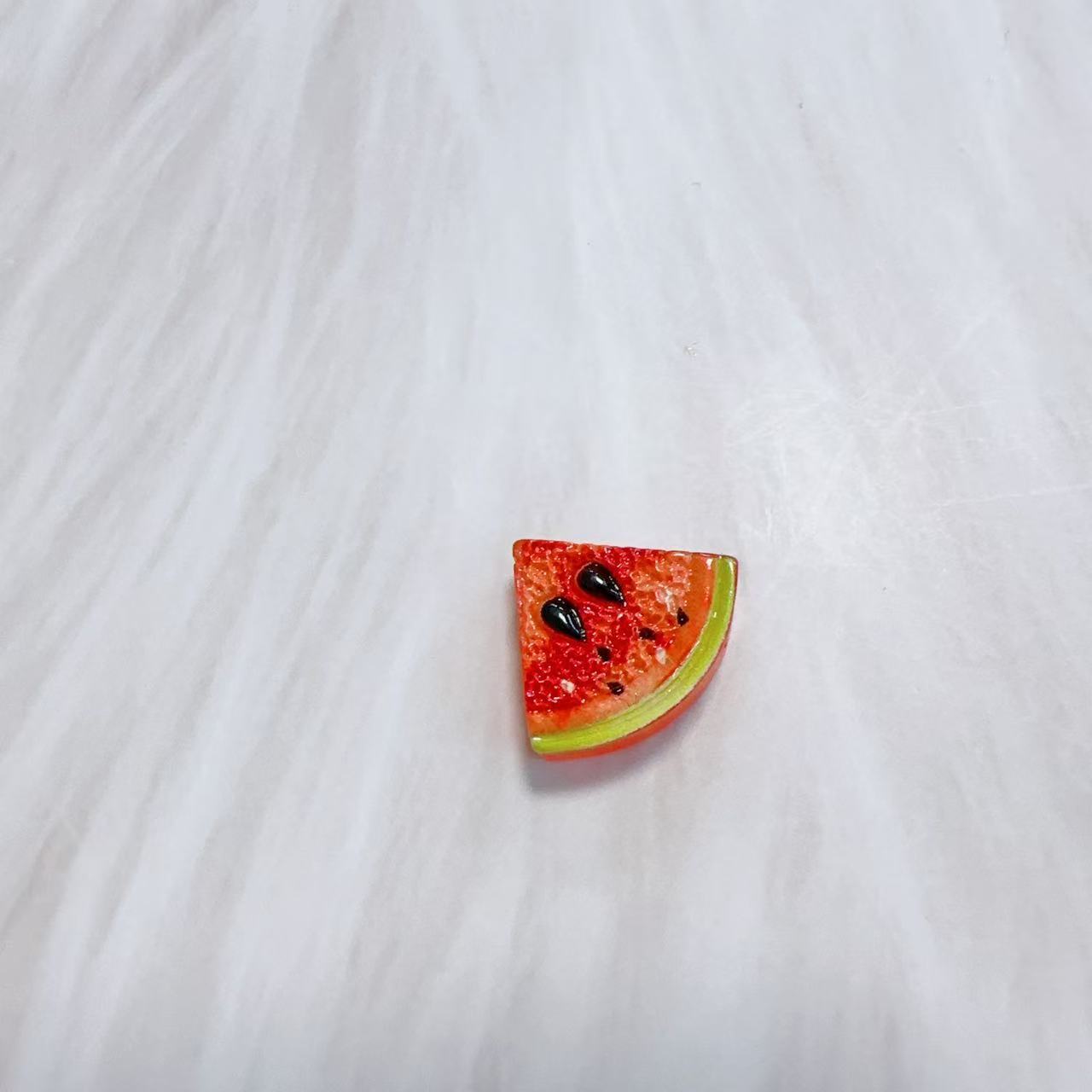 Simulated summer fruit slices DIY cream glue hairpin headband keychain shoe water cup resin accessories material