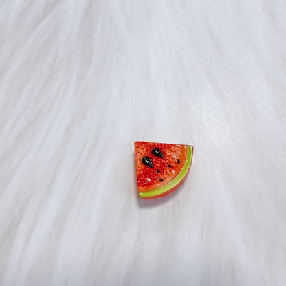 Simulated summer fruit slices DIY cream glue hairpin headband keychain shoe water cup resin accessories material