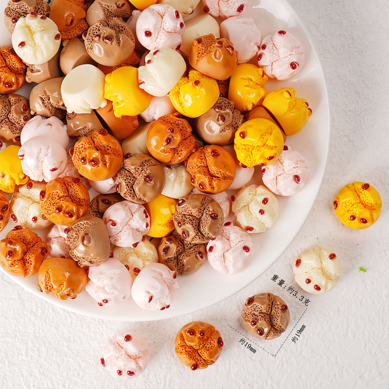 Edible game bread simulation miniature edible game ornament resin DIY jewelry accessories convenience store supermarket materials