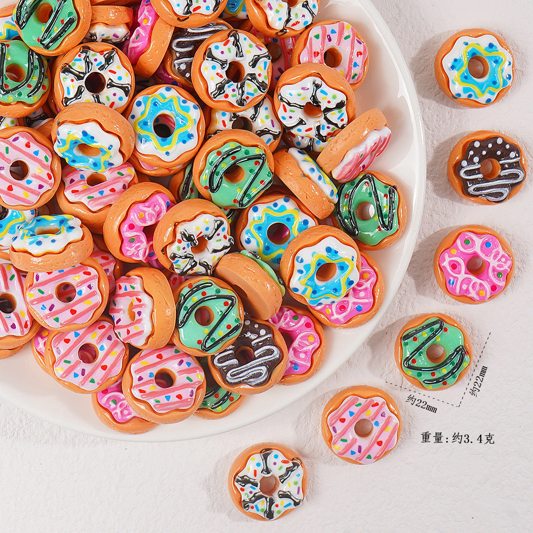 Edible game bread simulation miniature edible game ornament resin DIY jewelry accessories convenience store supermarket materials