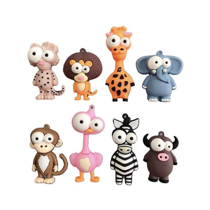 Cartoon Refrigerator Sticker, Personalized Creative Magnetic Attraction 3d Three-dimensional Small Animals, Children's Whiteboard Sticker, Blackboard Sticker Magnetic Attraction