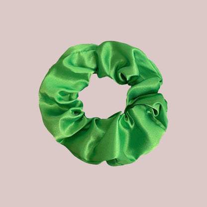 40-Color Satin Fabric Large Intestine Hair Band Hair Tie Headrope Rubber Band Fashion Head Flower Hair Accessories