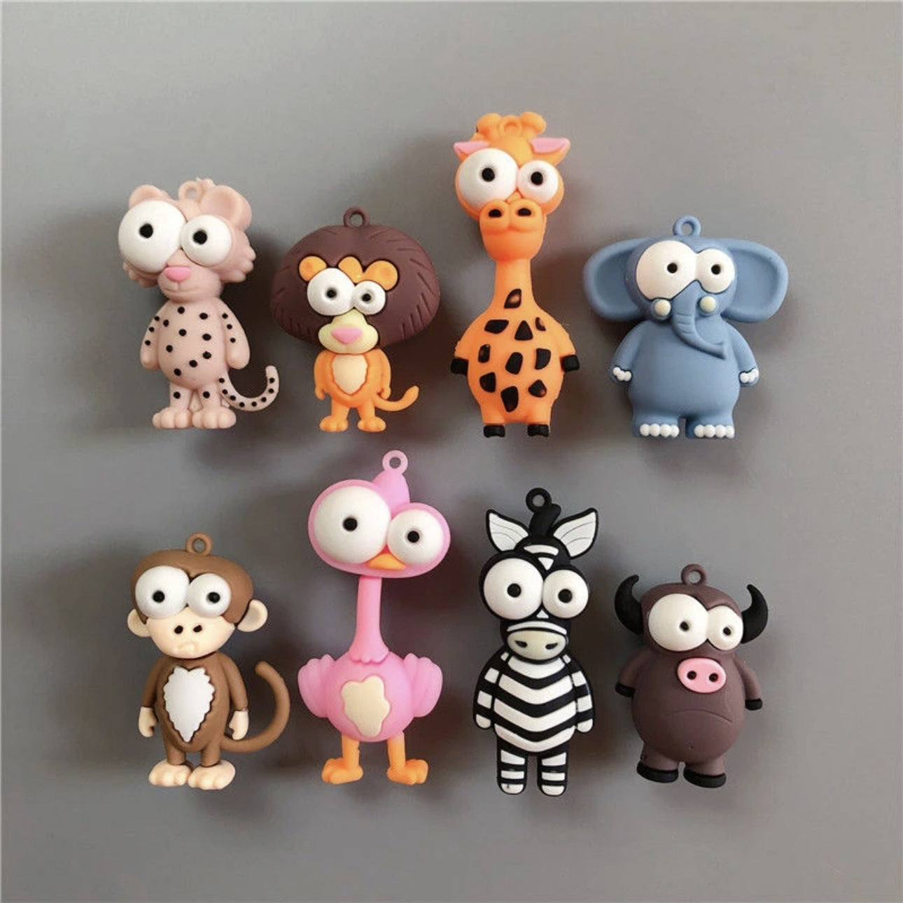 Cartoon Refrigerator Sticker, Personalized Creative Magnetic Attraction 3d Three-dimensional Small Animals, Children's Whiteboard Sticker, Blackboard Sticker Magnetic Attraction