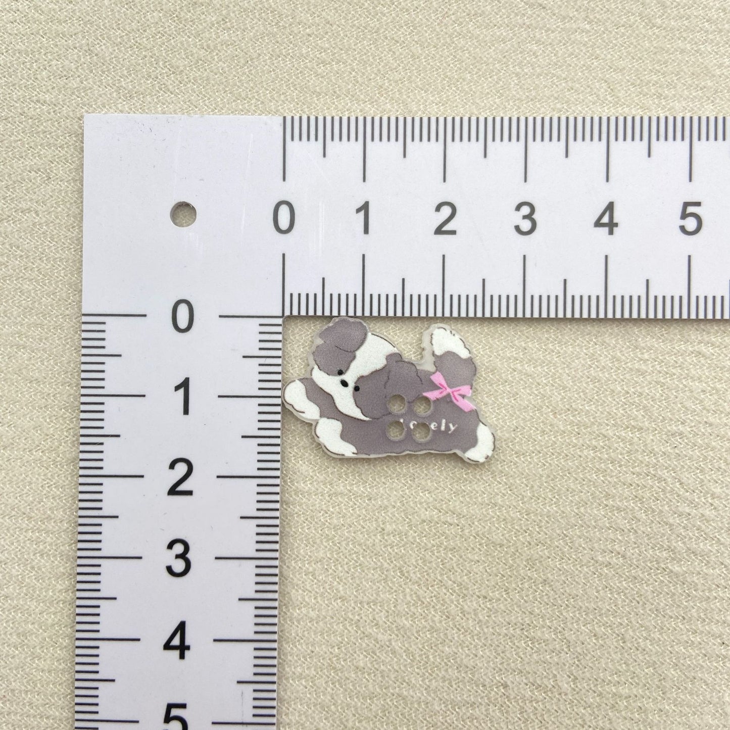 Cute Printed Puppy Button Accessories DIY Sweater Buttons Handmade Clothing Shoes, Hats, Socks Mobile Phone Case Patch