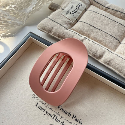 Flat Hair Clips for Women, French Design Flat Hair Claws, Secure Hold Inner Teeth Hair Claw Clips, Strong Hold No Slip Hair Barrettes For Lying Down Holiday Gifts