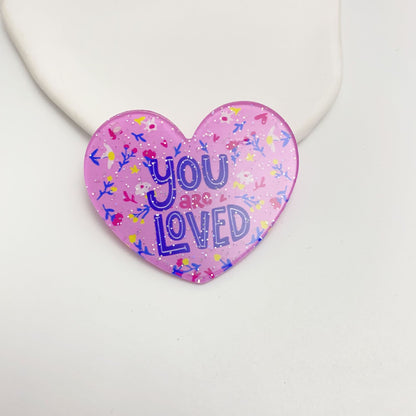 Acrylic creative love couple love pendant pendant DIY mobile phone chain bag hanging keychain jewelry accessories