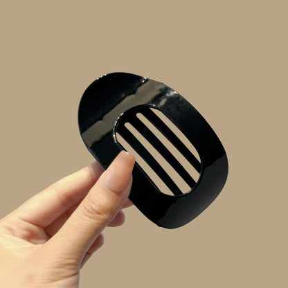 Flat Hair Clips for Women, French Design Flat Hair Claws, Secure Hold Inner Teeth Hair Claw Clips, Strong Hold No Slip Hair Barrettes For Lying Down Holiday Gifts