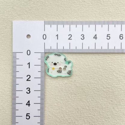 Cute Printed Puppy Button Accessories DIY Sweater Buttons Handmade Clothing Shoes, Hats, Socks Mobile Phone Case Patch