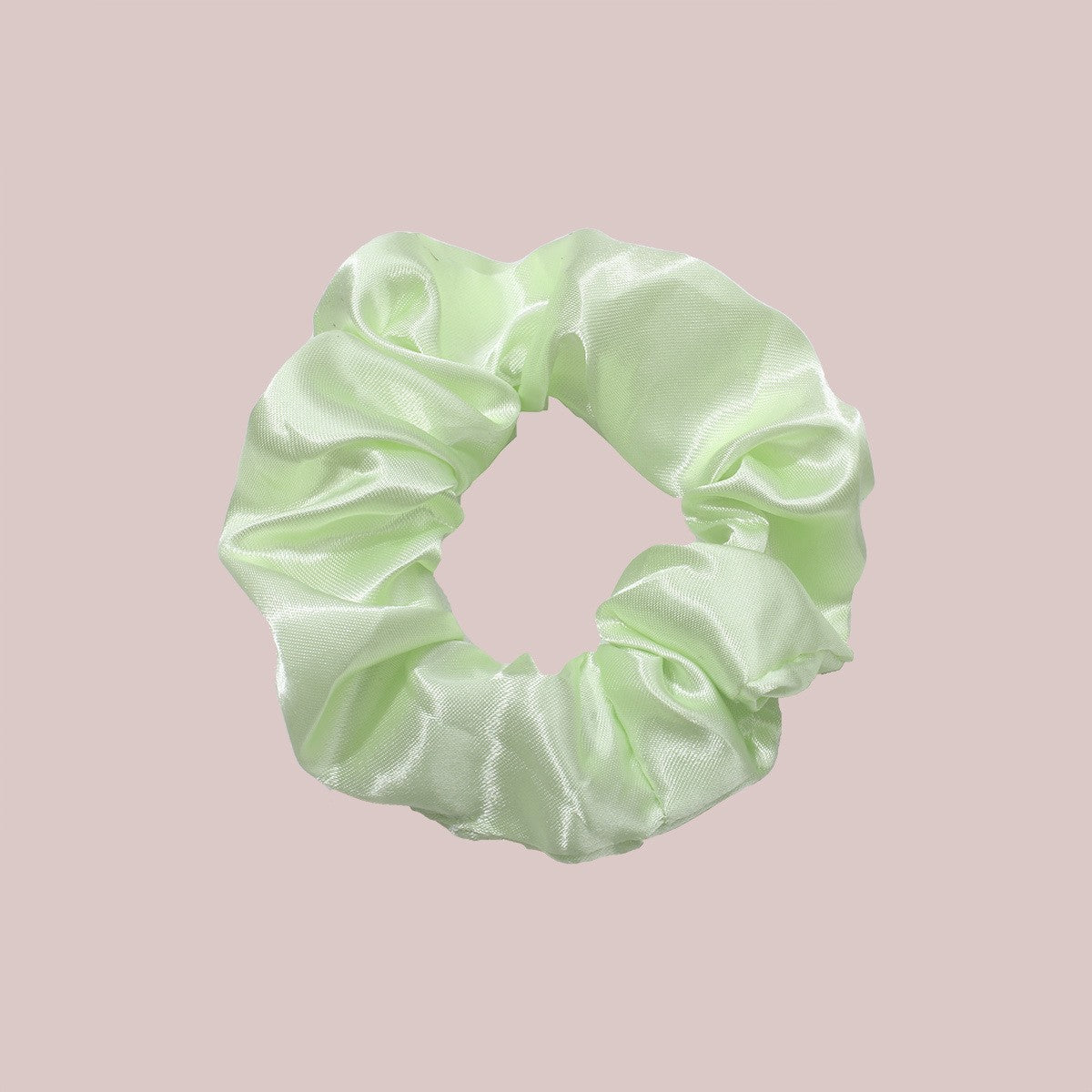 40-Color Satin Fabric Large Intestine Hair Band Hair Tie Headrope Rubber Band Fashion Head Flower Hair Accessories