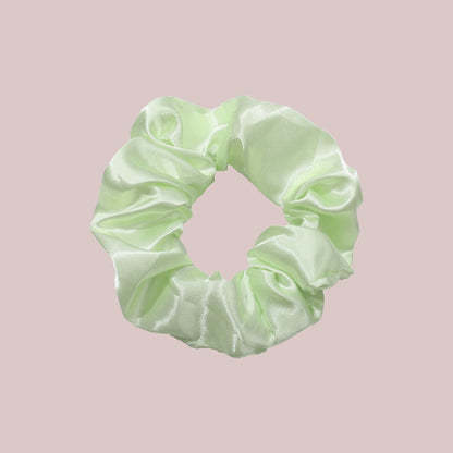 40-Color Satin Fabric Large Intestine Hair Band Hair Tie Headrope Rubber Band Fashion Head Flower Hair Accessories