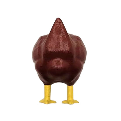 Funny Chicken Butt Magnet Refrigerator Sticker Ornament Design Strong Magnetic Funny Trick Chicken Butt Simulation Decoration