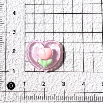 10pcs Transparent cute animal resin accessories DIY cream glue mobile phone case hair accessories hairpin water cup storage box patch