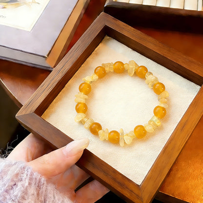 Natural crystal gravel crystal bracelet agate jade irregular bracelet jewelry spot