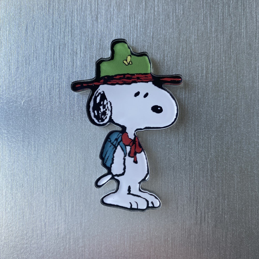 Cartoon refrigerator sticker cute eventful dog peripheral garden series soft magnetic kitchen decoration magnet