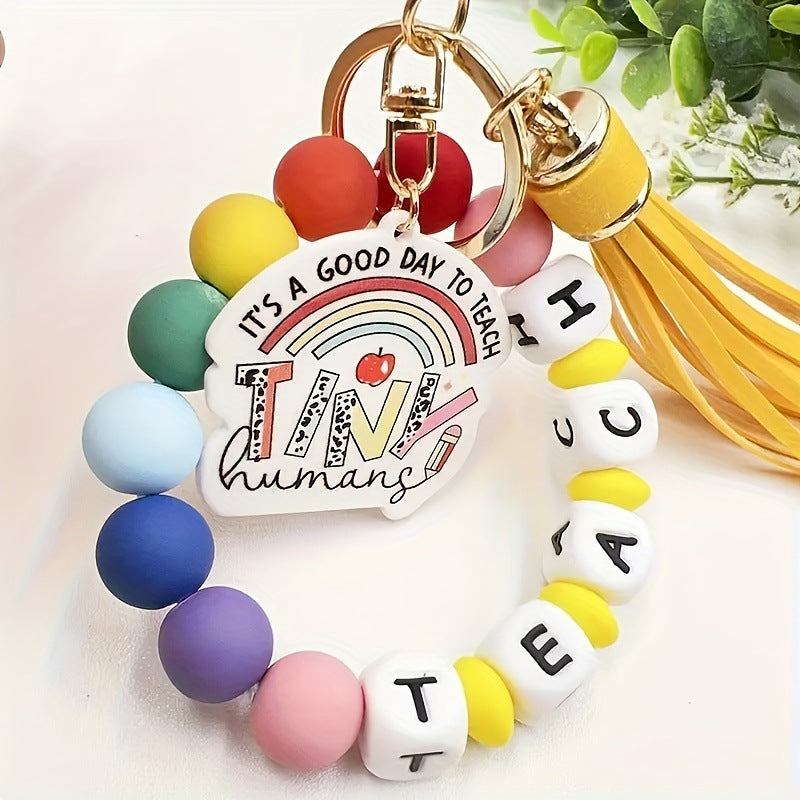 New Hot-selling Silicone Bracelet Bracelet Jewelry Accessories Wrist Keychain Pendant Accessories Wholesale