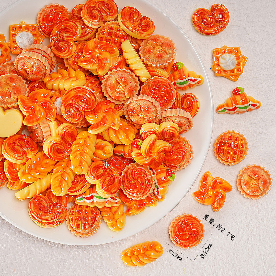 Edible game bread simulation miniature edible game ornament resin DIY jewelry accessories convenience store supermarket materials