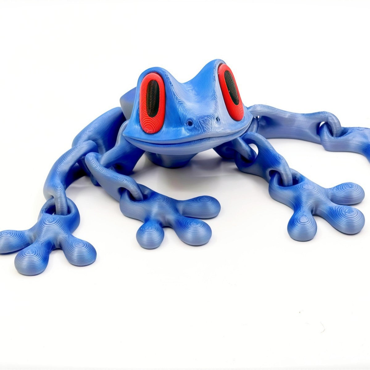 Black Technology 3D Printing Magnetic Frog Refrigerator Sticker Joint Movable Ornament Luminous Dragon Toy
