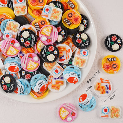 Edible game bread simulation miniature edible game ornament resin DIY jewelry accessories convenience store supermarket materials