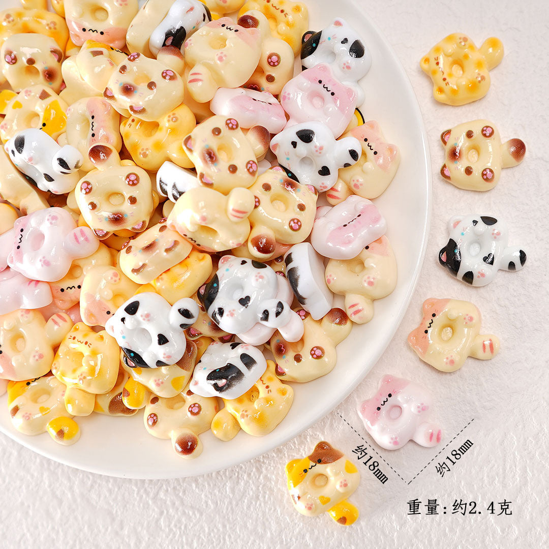 Edible game bread simulation miniature edible game ornament resin DIY jewelry accessories convenience store supermarket materials