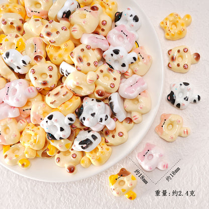 Edible game bread simulation miniature edible game ornament resin DIY jewelry accessories convenience store supermarket materials