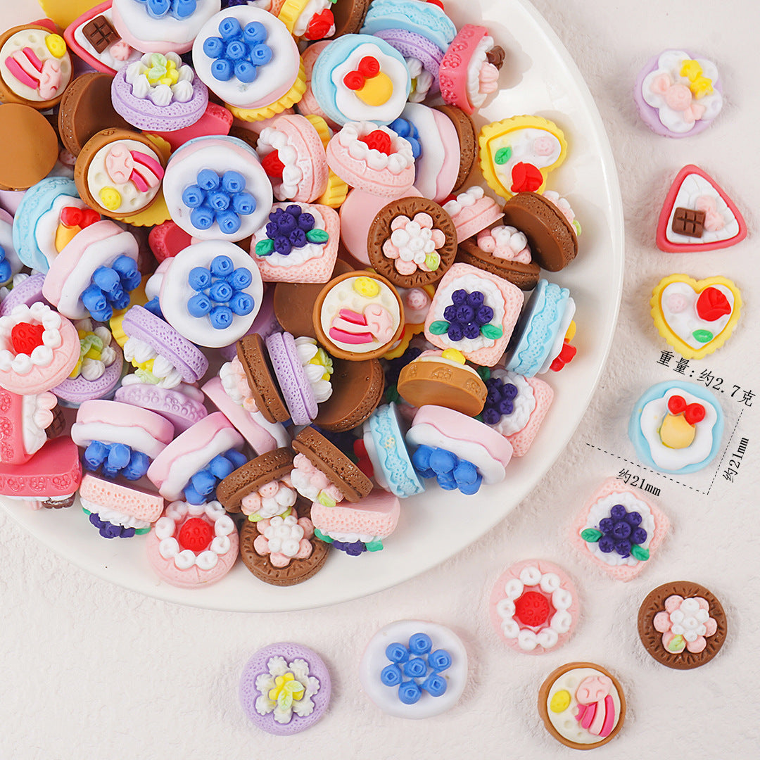 Edible game bread simulation miniature edible game ornament resin DIY jewelry accessories convenience store supermarket materials