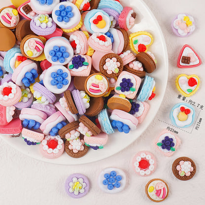 Edible game bread simulation miniature edible game ornament resin DIY jewelry accessories convenience store supermarket materials